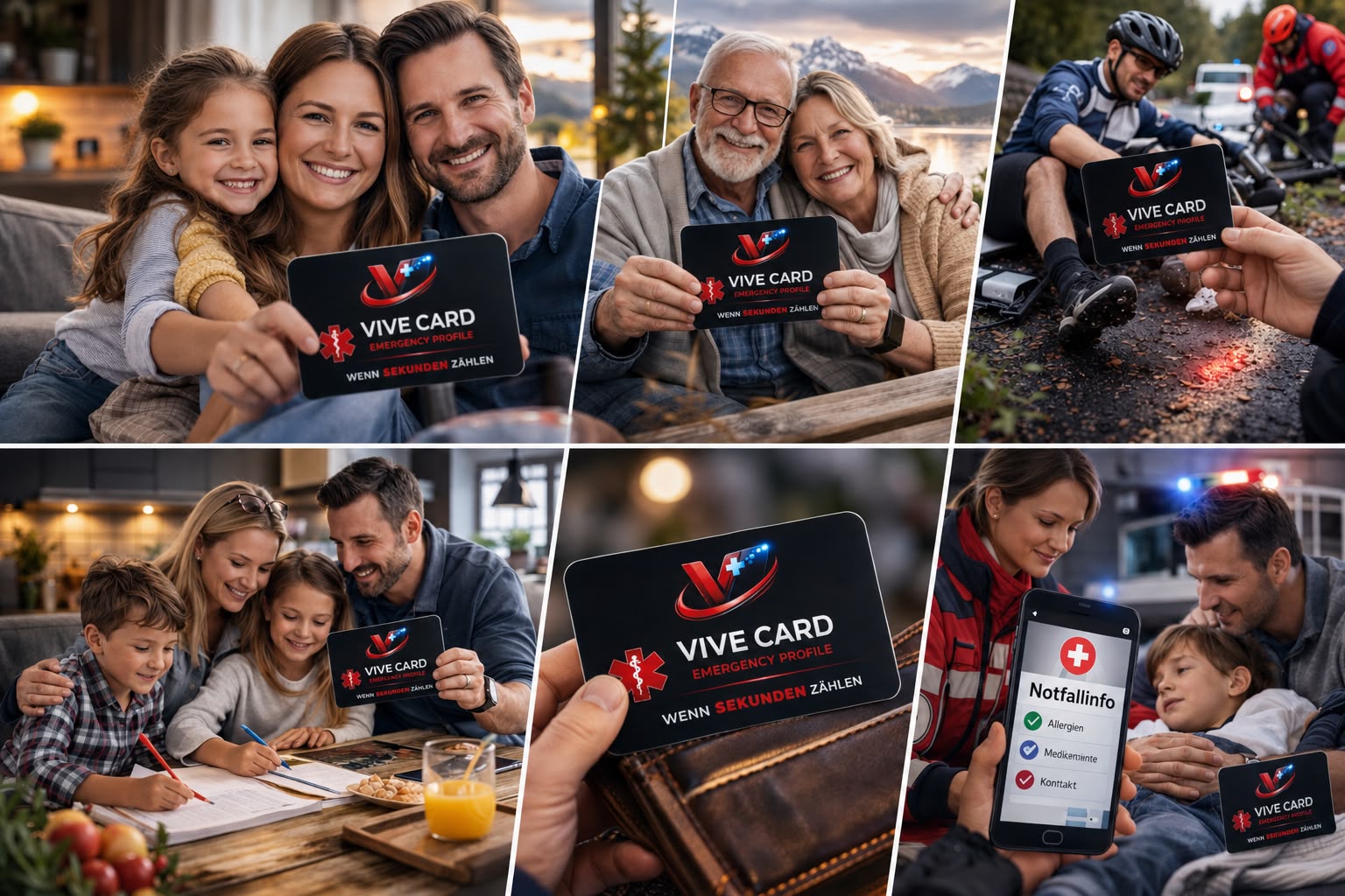 VIVE CARD Beispiele im Alltag und Notfall